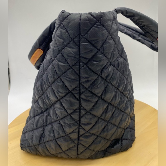 MZ Wallace Black Handbag with Pouch Included.  This is a Small Tote - Picture 2 of 9